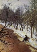 Vasily Surikov Zubovsky Boulevard in Winter china oil painting reproduction